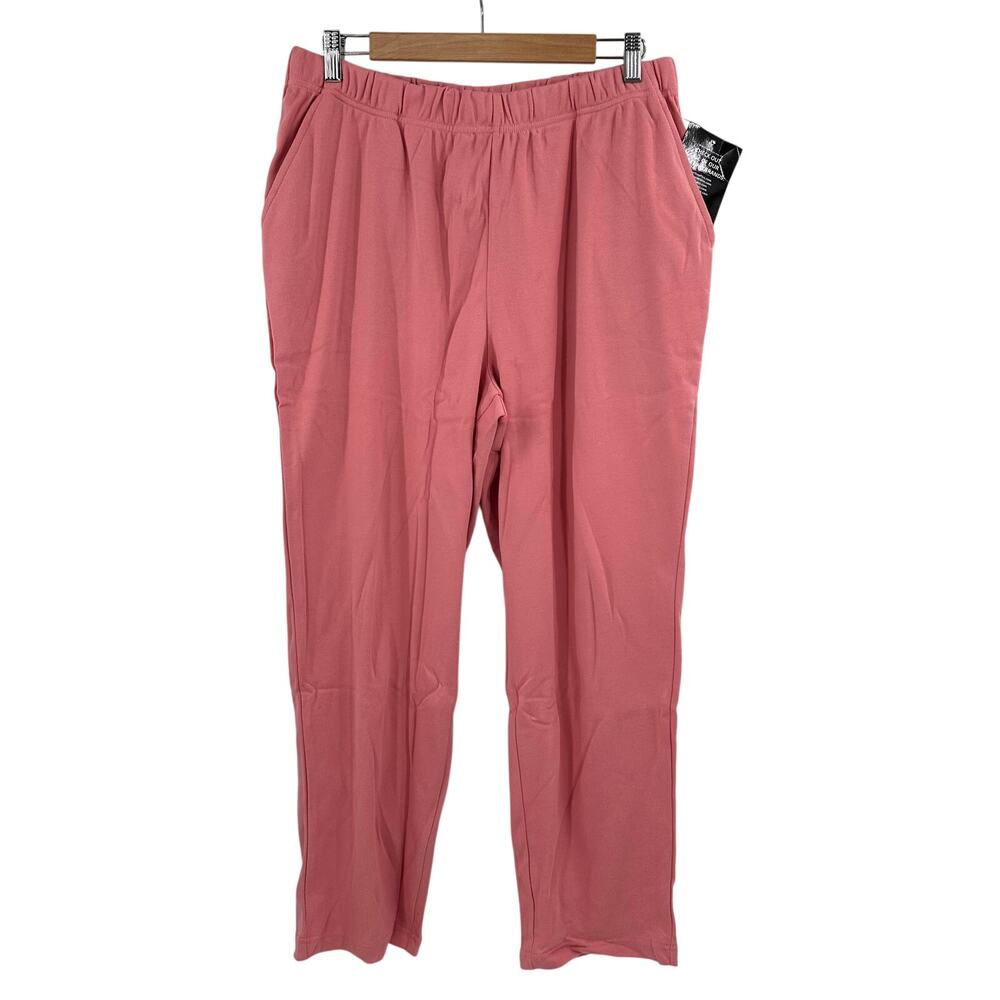 Roaman's Petite Knit Pull On Pants Size L 18/20